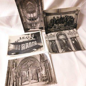 Vintage Black and White Postcards from Europe